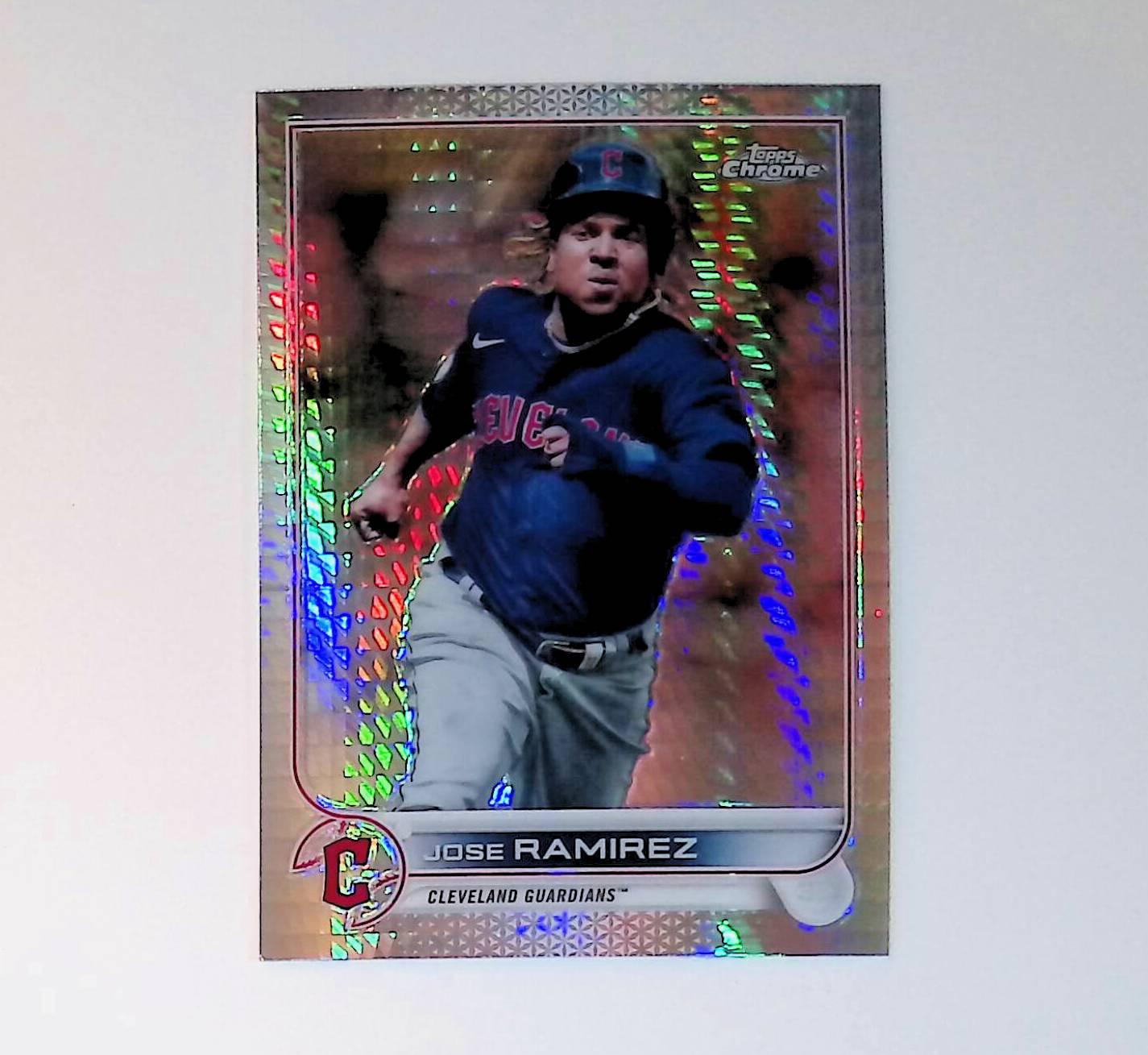 2022 Topps Chrome #151 Jose Ramirez Prism Refractor - LoCo Collectables