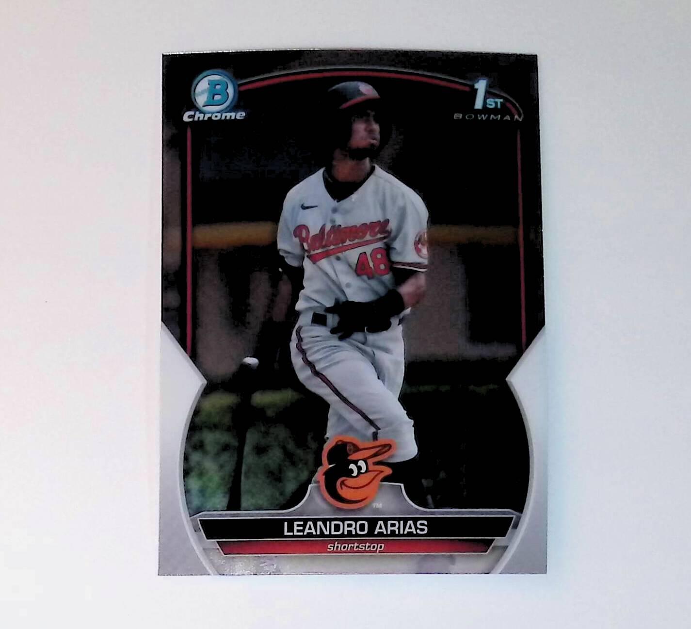 2023 Bowman Chrome Prospects #BCP-84 Leandro Arias 1st Bowman - LoCo Collectables