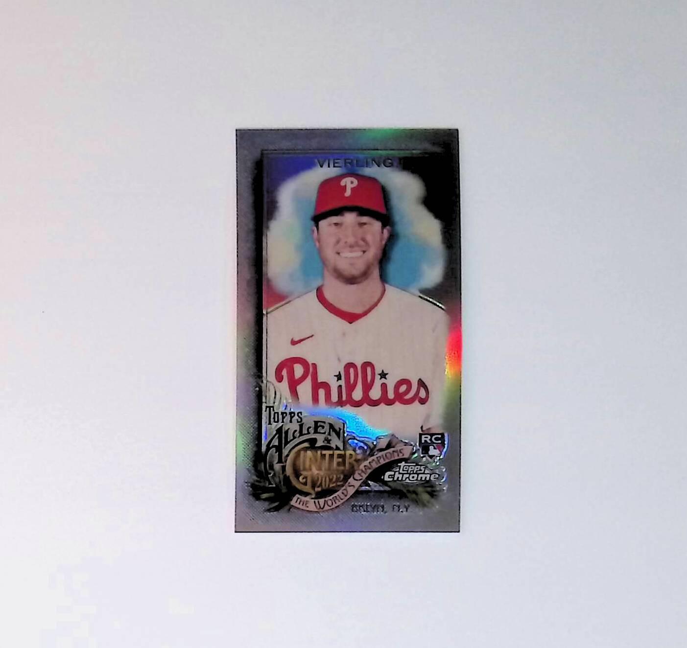 2022 Topps Allen & Ginter Chrome Mini #168 Matt Vierling Rookie - LoCo Collectables