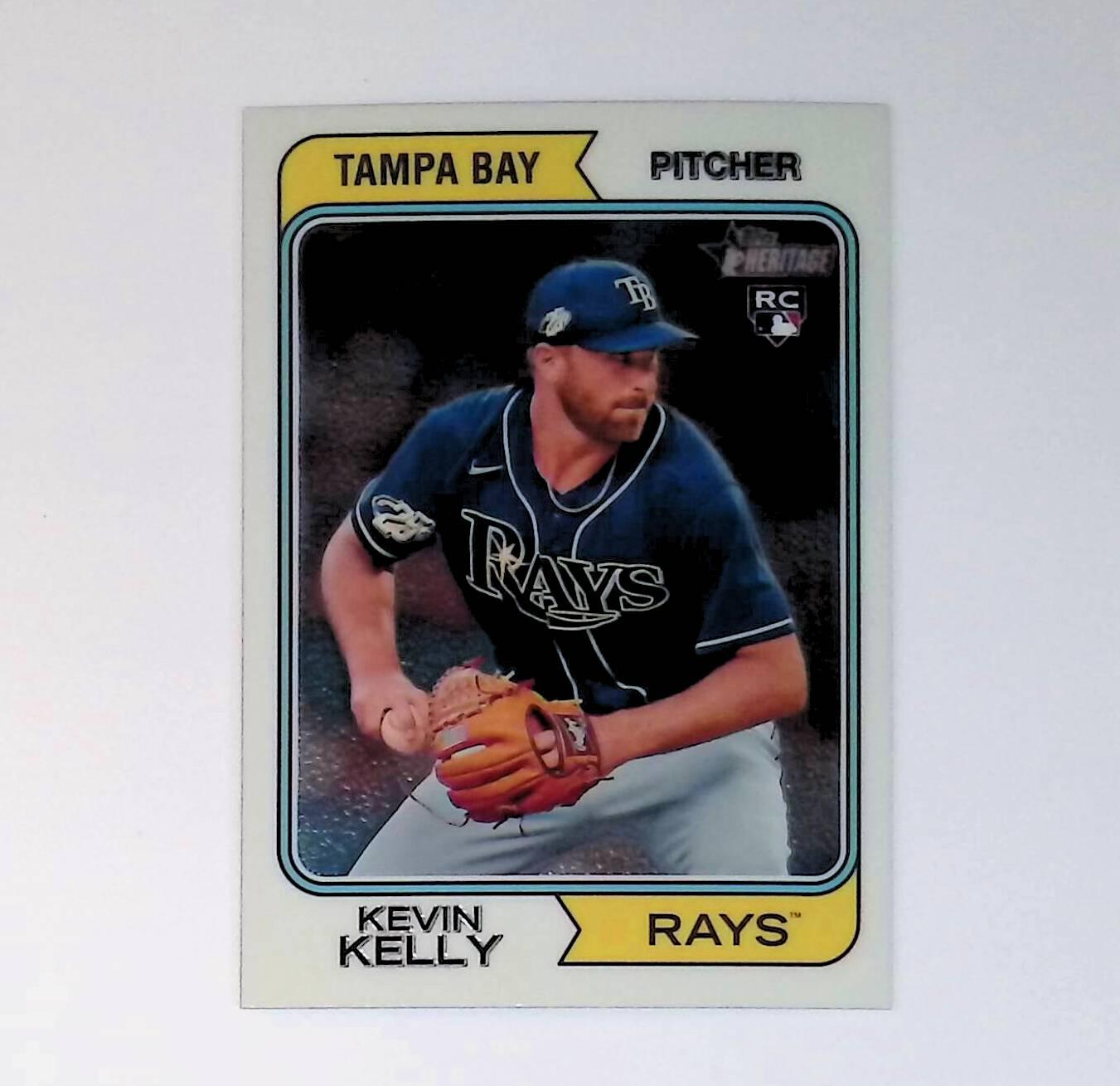 2023 Topps Heritage Chrome #517 Kevin Kelly Rookie - LoCo Collectables
