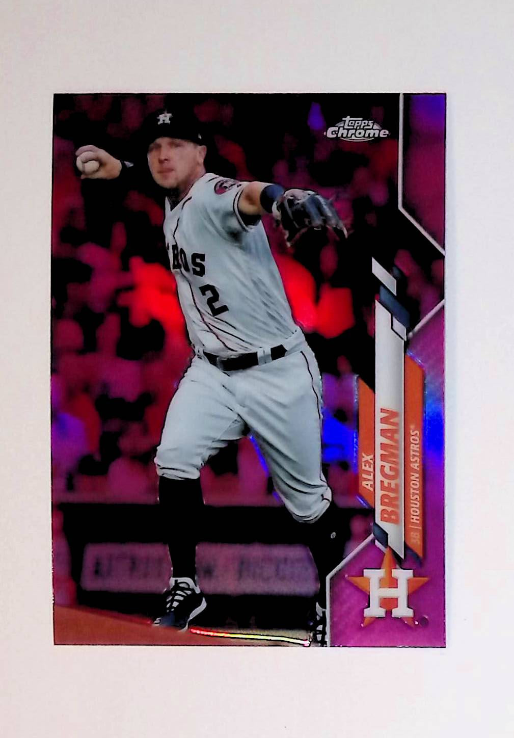 Alex Bregman 2020 Topps Chrome Pink Refractors #102 - LoCo Collectables