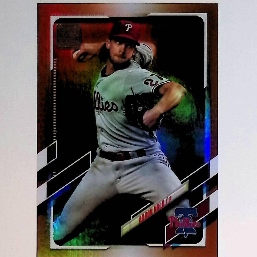 Aaron Nola 2021 Topps Gold Foil #537 - LoCo Collectables