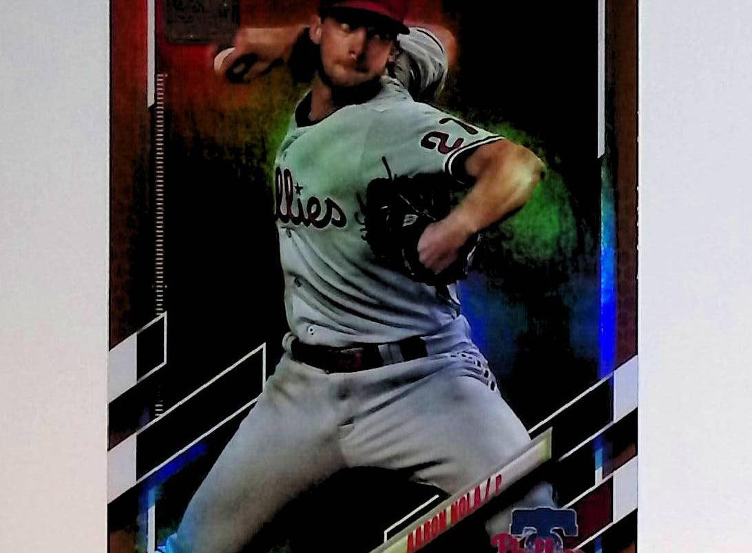 Aaron Nola 2021 Topps Gold Foil #537 - LoCo Collectables