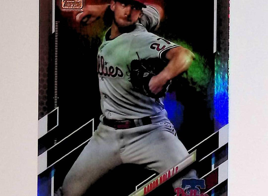 Aaron Nola 2021 Topps Rainbow Foil #537 - LoCo Collectables