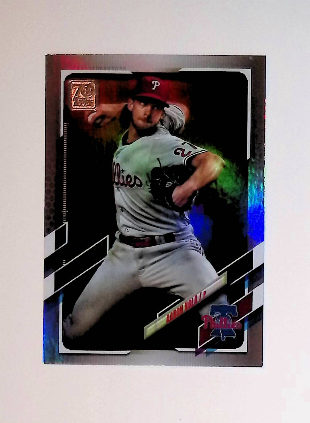 Aaron Nola 2021 Topps Rainbow Foil #537 - LoCo Collectables