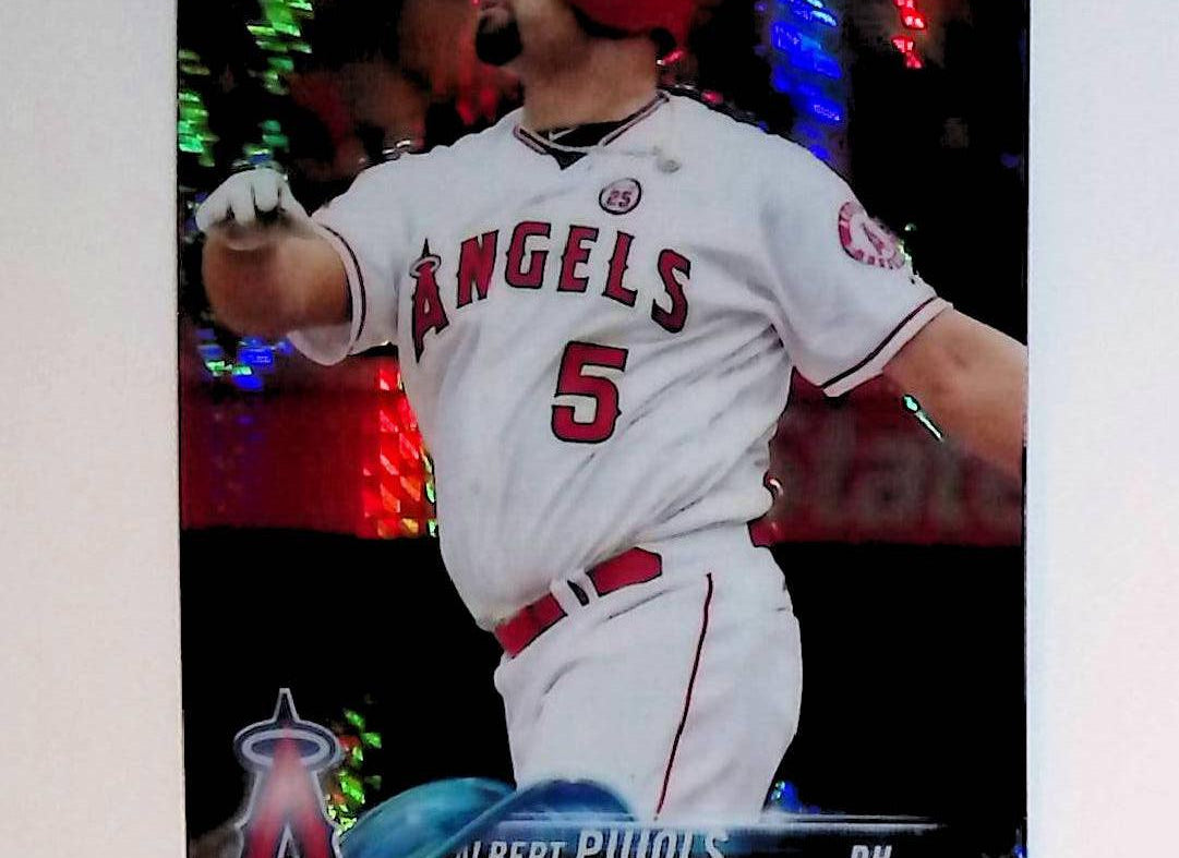 Albert Pujols 2018 Topps Chrome Prism Refractors #45 - LoCo Collectables