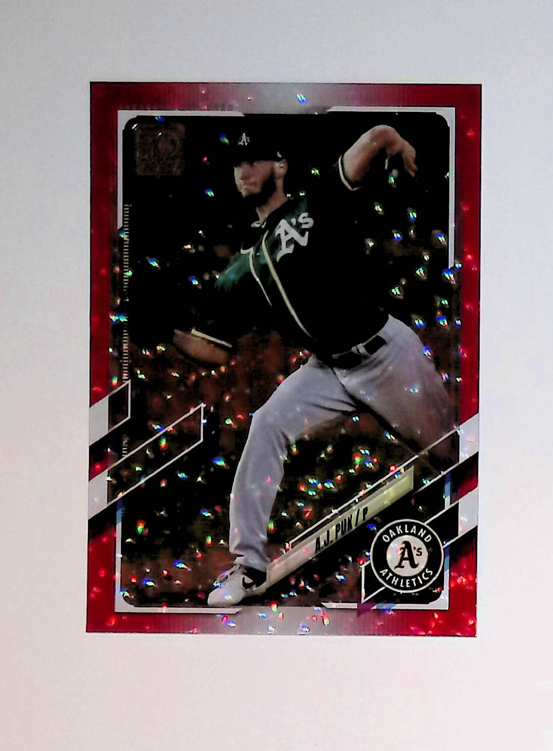 AJ Puk 2021 Topps Red Foil #636 162/199 - LoCo Collectables