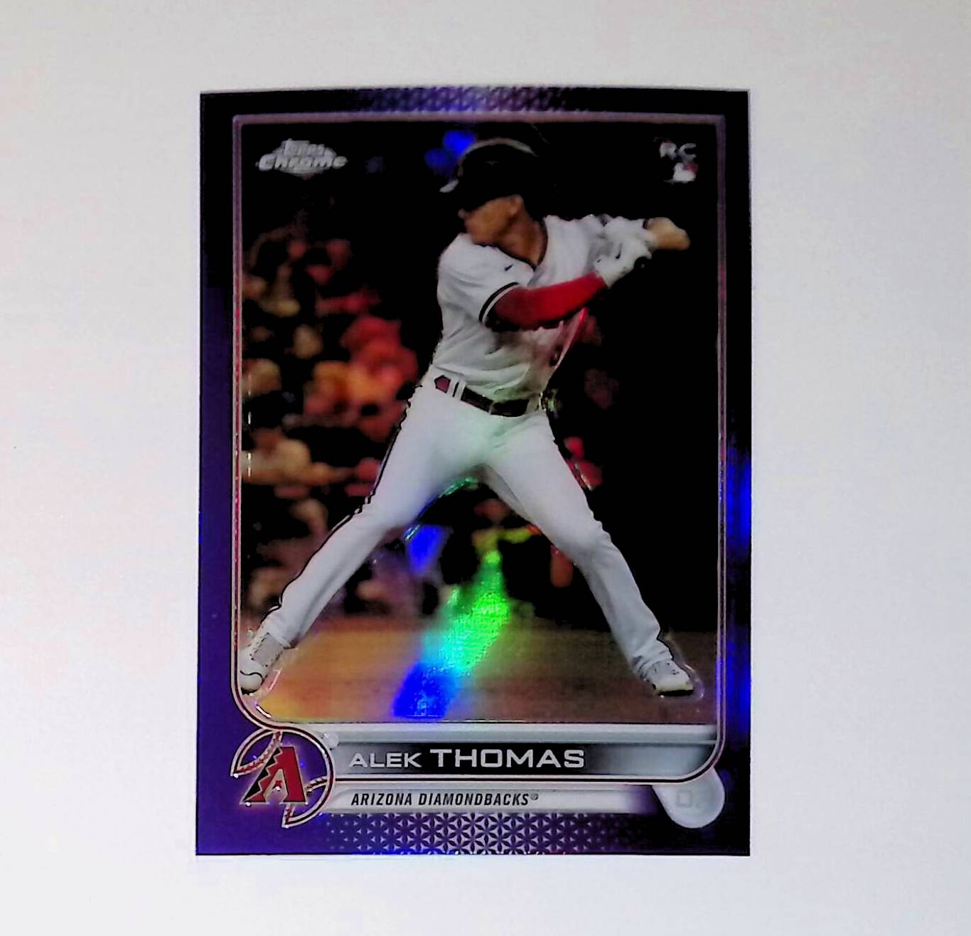 Alek Thomas 2022 Topps Chrome Update Purple Refractors #USC12 (Rookie Card) - LoCo Collectables