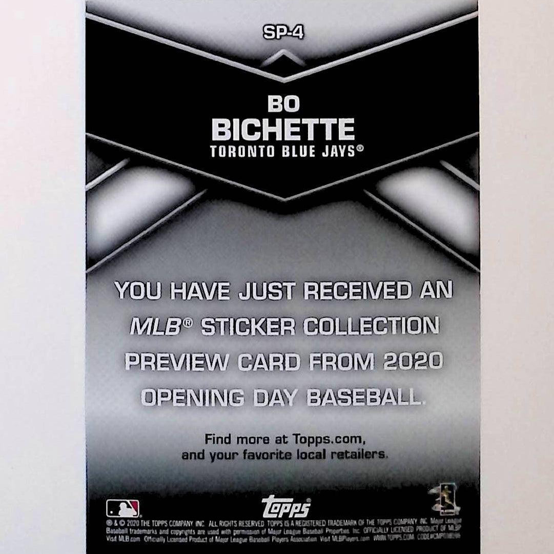 Bo Bichette 2020 Topps Opening Day Sticker Collection Preview #SP-4 (Rookie Card) - LoCo Collectables