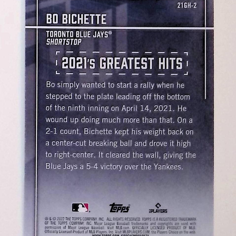 Bo Bichette 2022 Topps '21 Greatest Hits #21GH-2 - LoCo Collectables