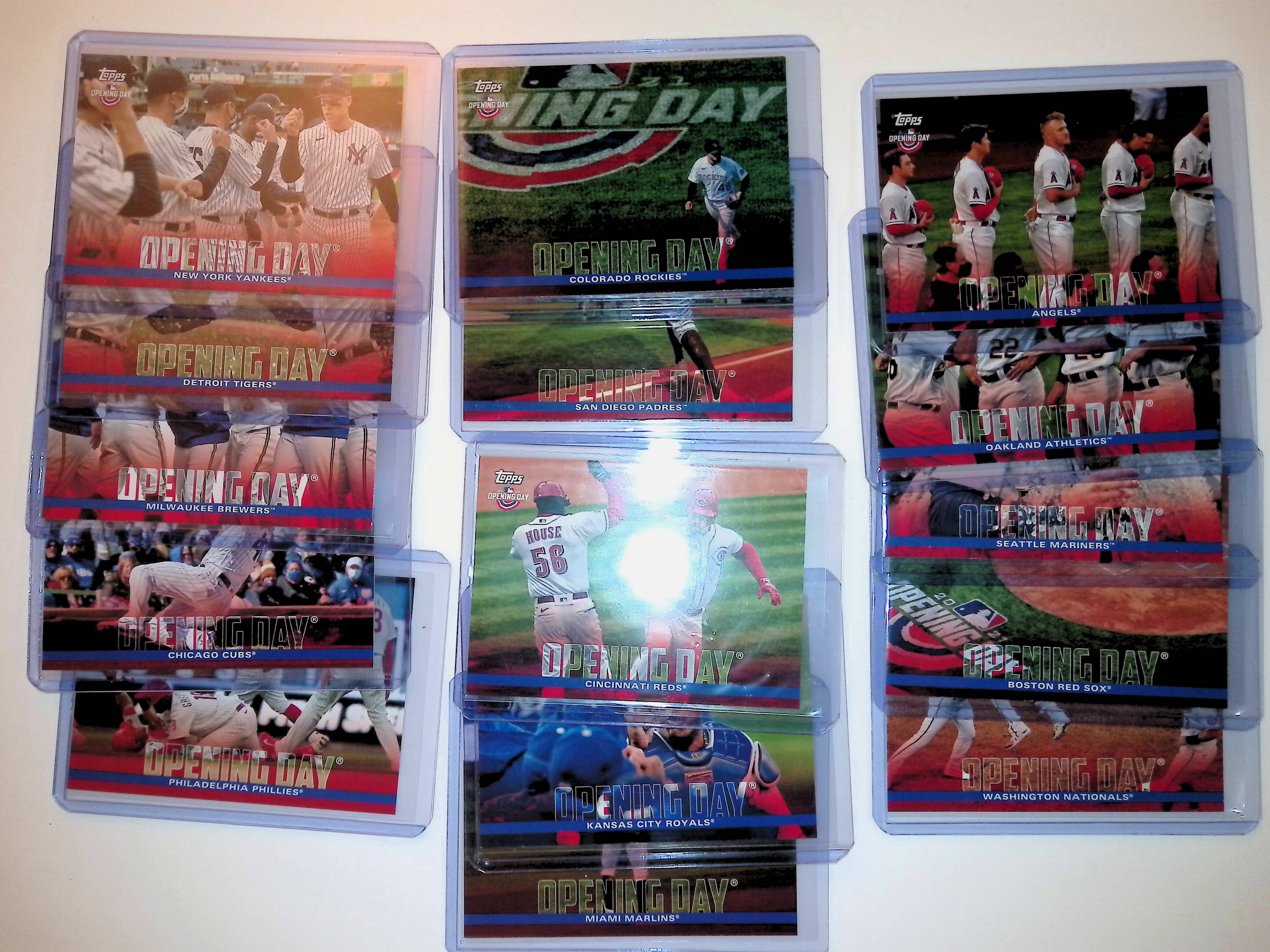 2022 Topps Opening Day "Opening Day" Insert Complete Set (OD-1 through OD-15) - LoCo Collectables