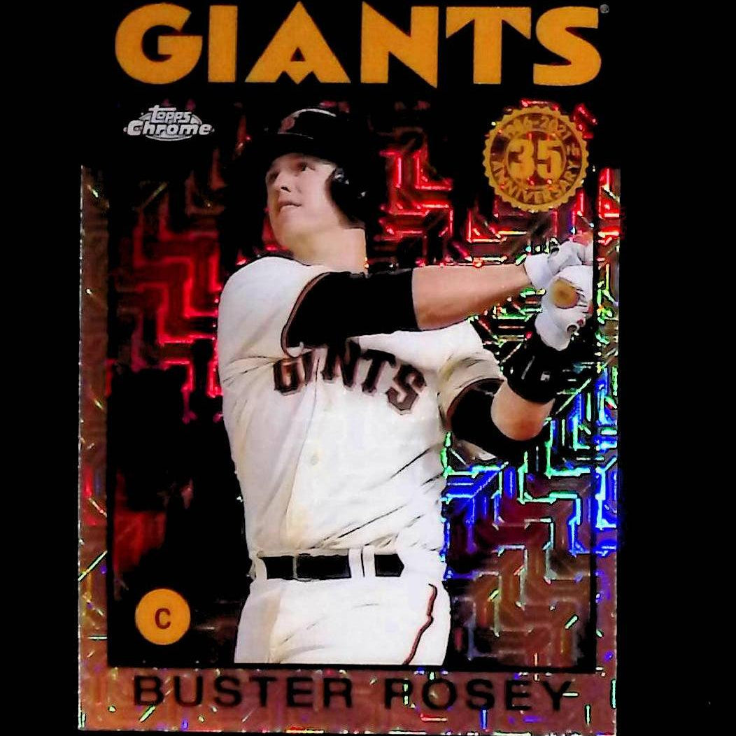 Buster Posey 2021 Topps '86 Topps Silver Pack Chrome #86BC-58 - LoCo Collectables