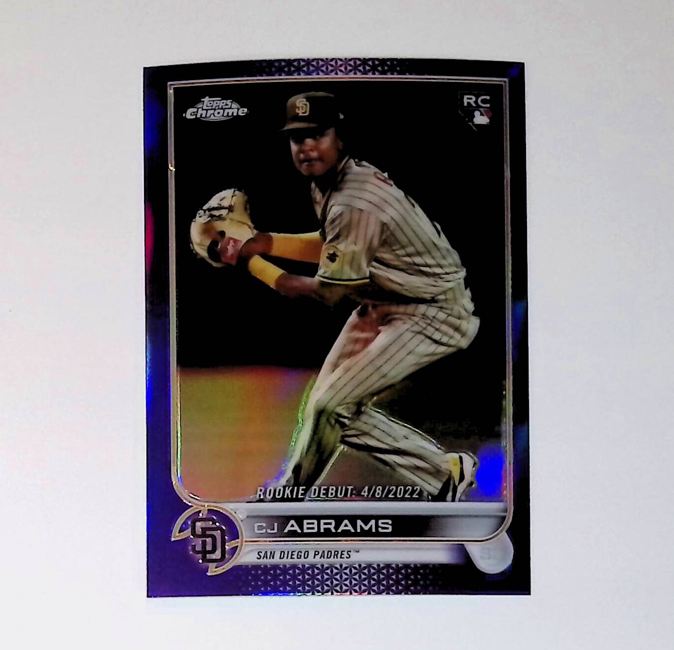 CJ Abrams 2022 Topps Chrome Update Purple Refractors #USC102 (Rookie Card) - LoCo Collectables