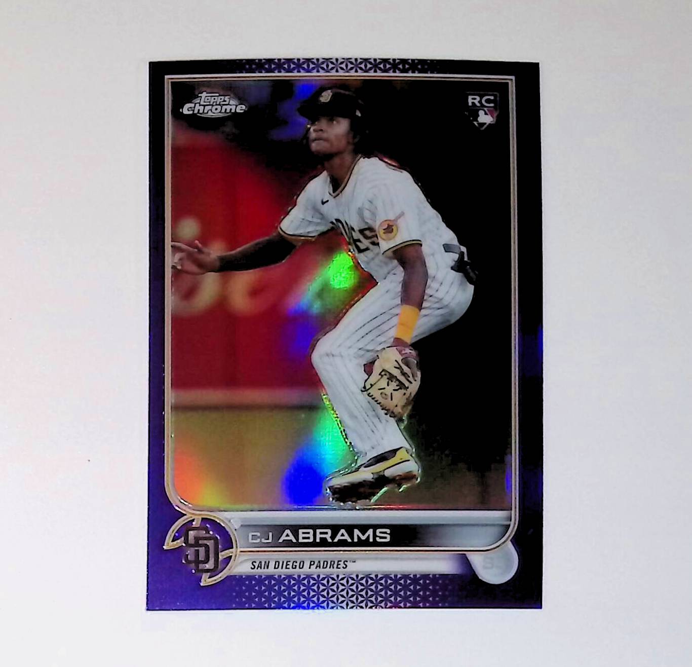 CJ Abrams 2022 Topps Chrome Update Purple Refractors #USC3 (Rookie Card) - LoCo Collectables