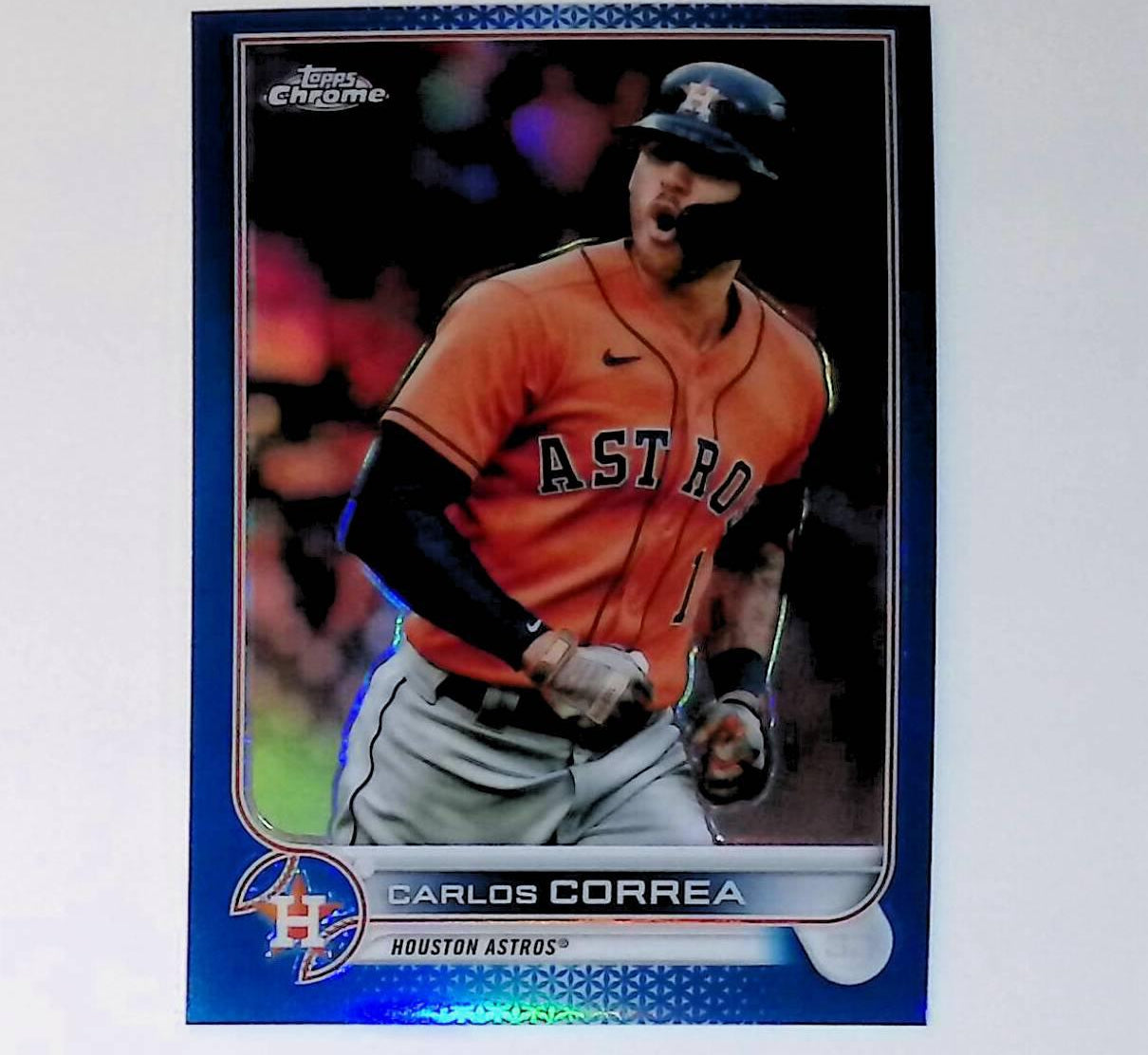 2022 Topps Chrome Blue #213 Carlos Correa - LoCo Collectables