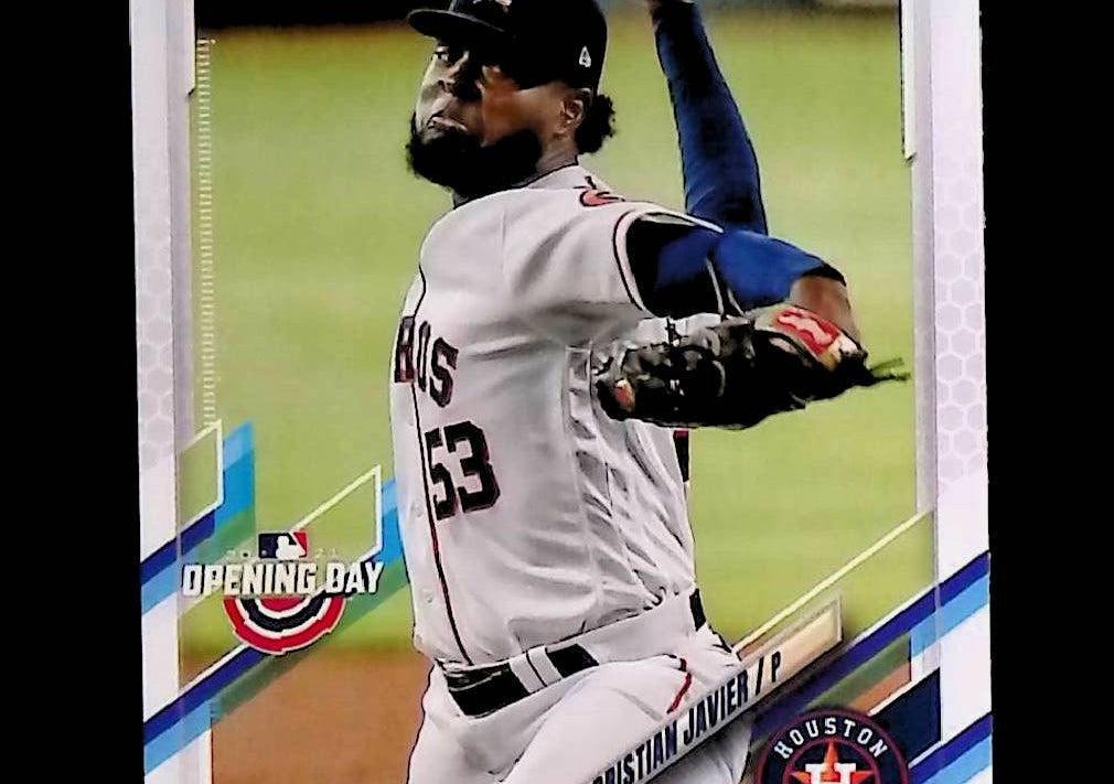 Cristian Javier 2021 Topps Opening Day #77 (Rookie Card) - LoCo Collectables