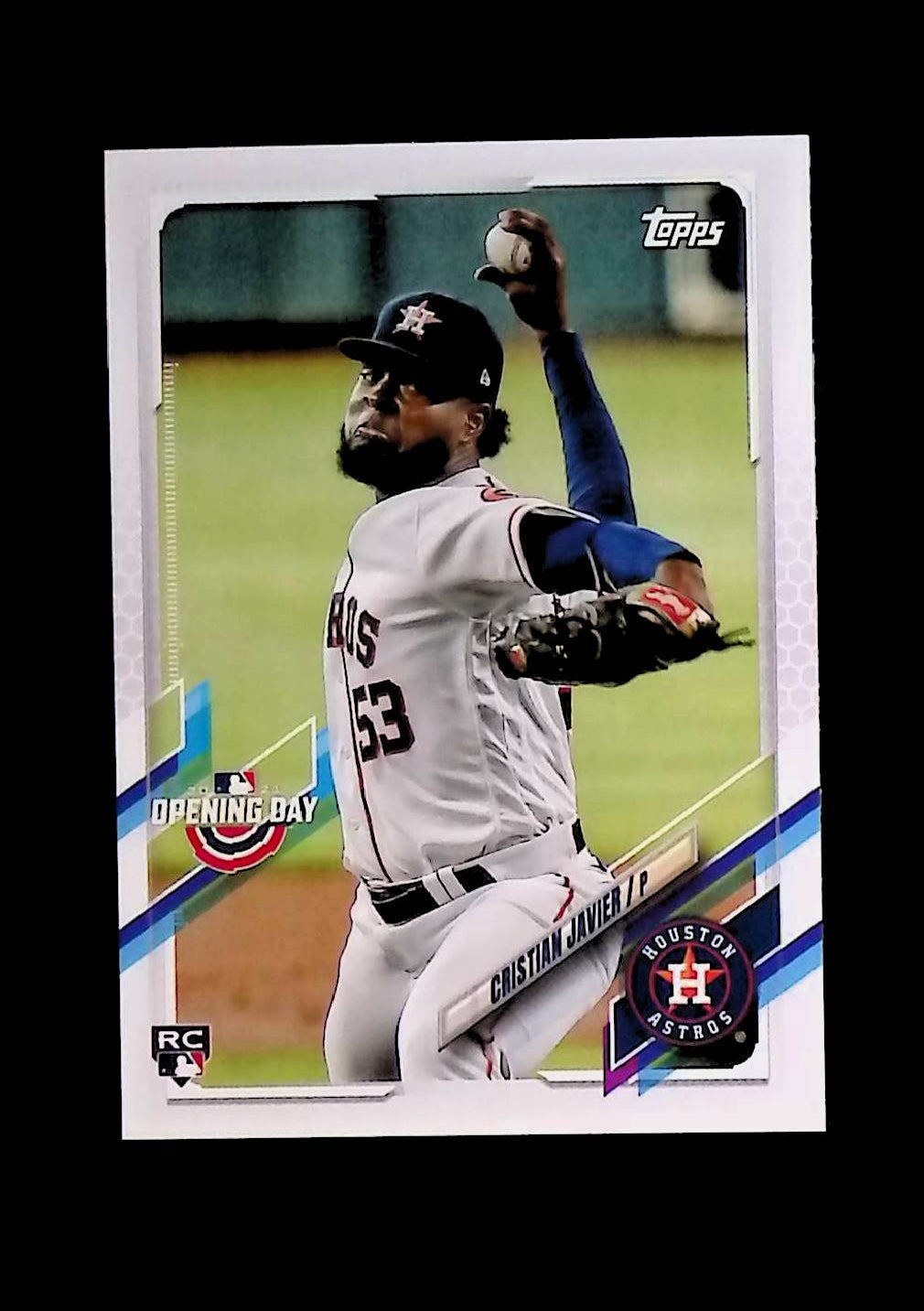 Cristian Javier 2021 Topps Opening Day #77 (Rookie Card) - LoCo Collectables