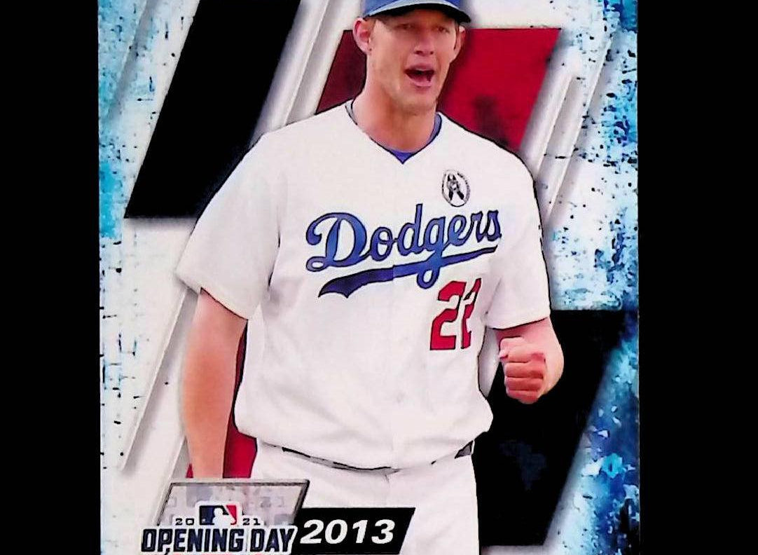 2021 Topps Opening Day Outstanding Opening Days #OOD-9 Clayton Kershaw - LoCo Collectables