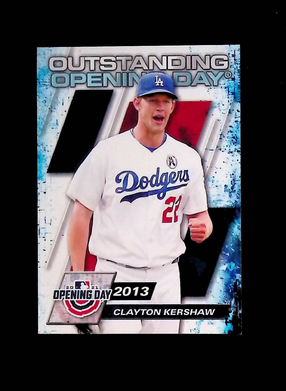 Clayton Kershaw 2021 Topps Opening Day Outstanding Opening Days #OOD-9 - LoCo Collectables