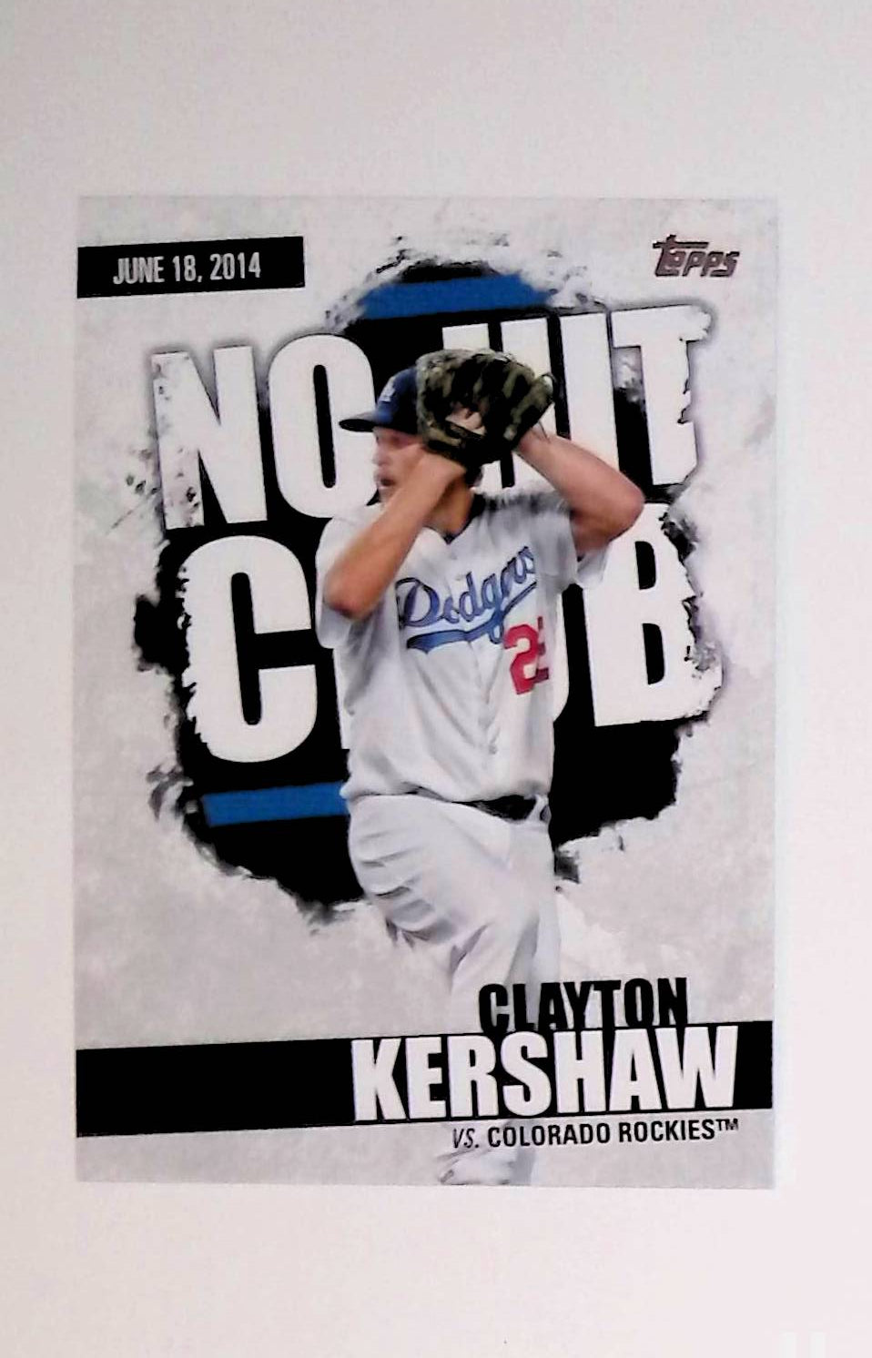 Clayton Kershaw 2022 Topps No-Hit Club #NHC-1 - LoCo Collectables