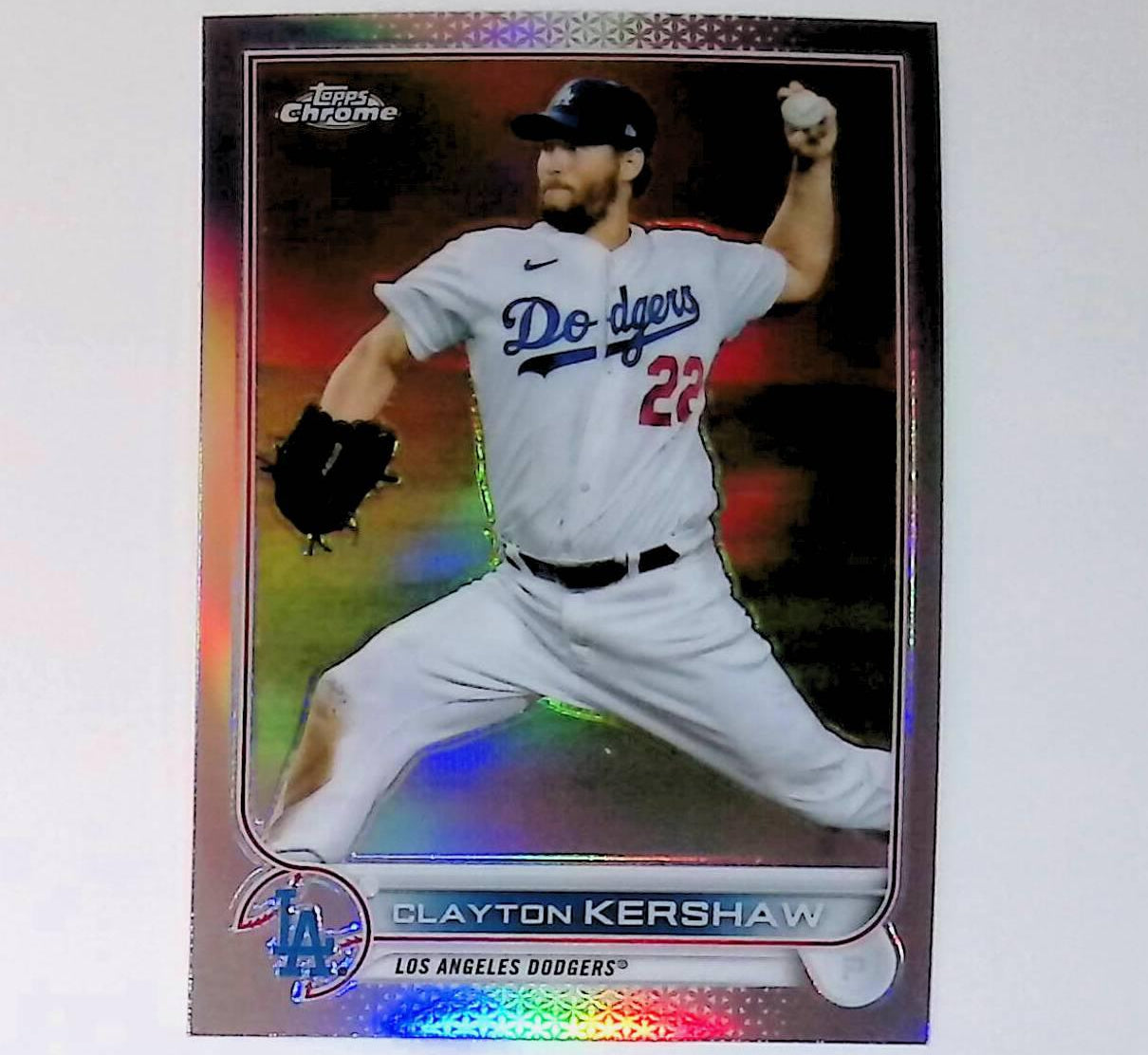 2022 Topps Chrome #183 Clayton Kershaw Refractor - LoCo Collectables