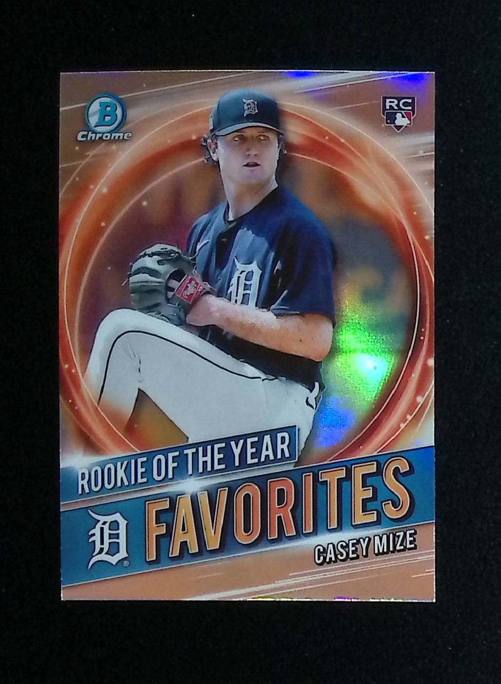 Casey Mize 2021 Bowman Chrome Rookie of the Year Favorites #RRY-CM (Rookie Card) - LoCo Collectables