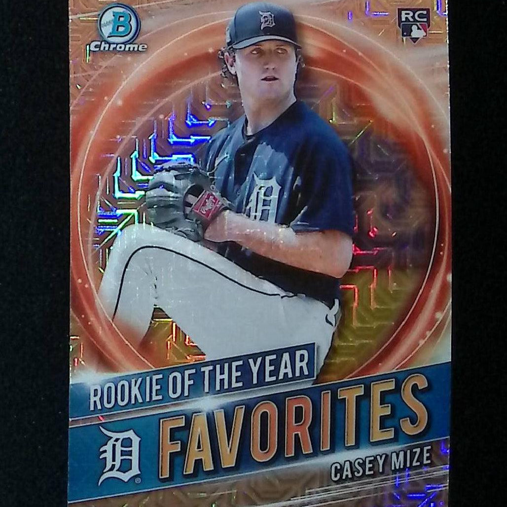Casey Mize 2021 Bowman Chrome Rookie of the Year Favorites Mega Box Refactors #RRY-CM (Rookie Card) - LoCo Collectables