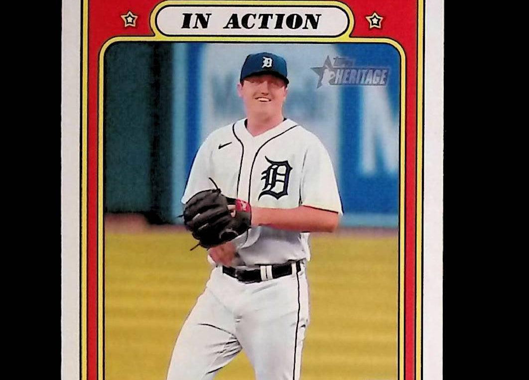 Casey Mize 2021 Topps Heritage #254 (Rookie Card) - LoCo Collectables
