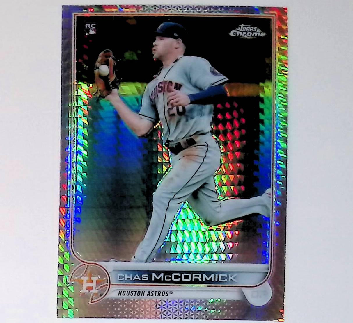 Chas McCormick 2022 Topps Chrome Prism Refractors #43 (Rookie Card) - LoCo Collectables