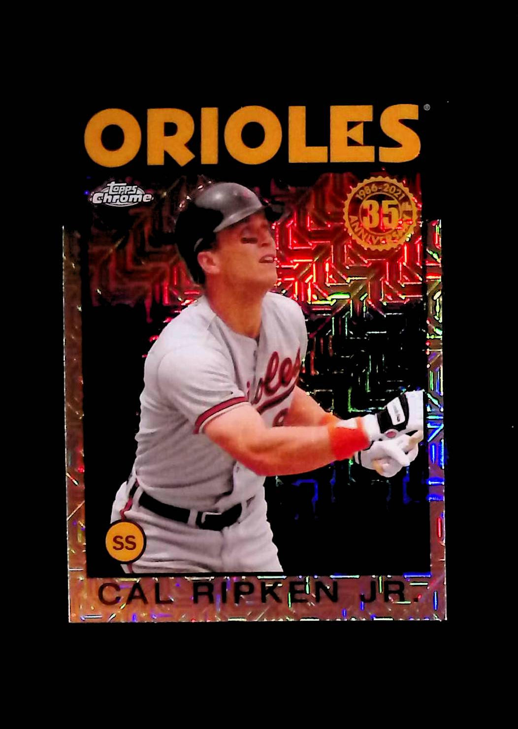 Cal Ripken Jr. 2021 Topps '86 Topps Silver Pack Chrome Refractor #86BC-41 - LoCo Collectables