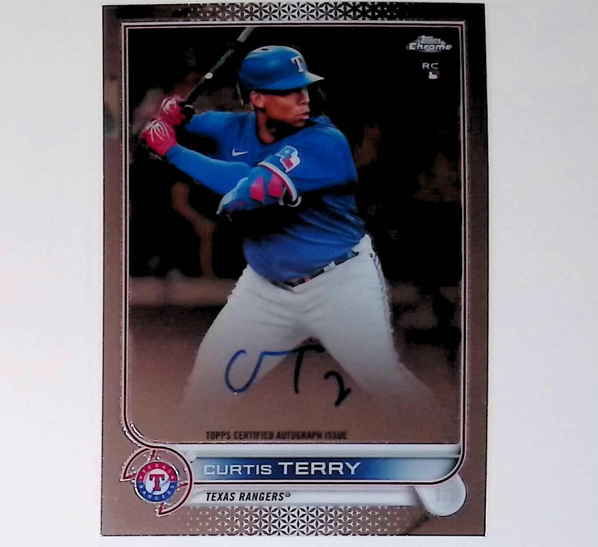 Curtis Terry 2022 Topps Chrome Rookie Autographs #RA-CT (Rookie Card) - LoCo Collectables