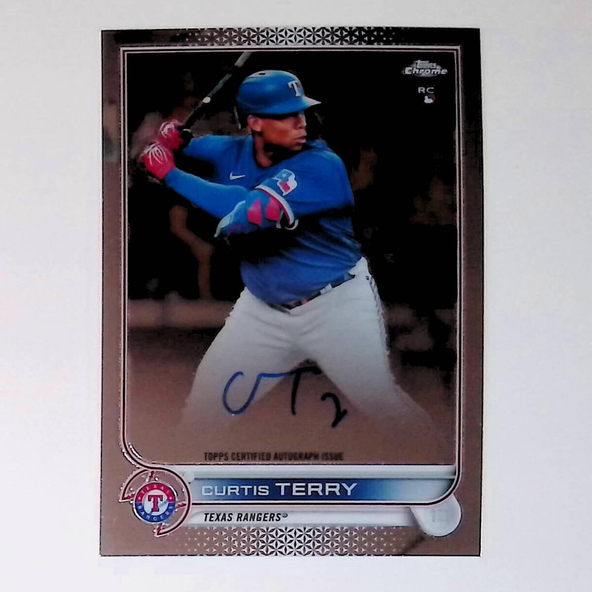 Curtis Terry 2022 Topps Chrome Rookie Autographs #RA-CT (Rookie Card) - LoCo Collectables