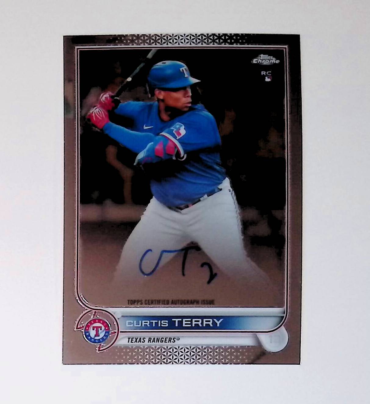 Curtis Terry 2022 Topps Chrome Rookie Autographs #RA-CT (Rookie Card) - LoCo Collectables