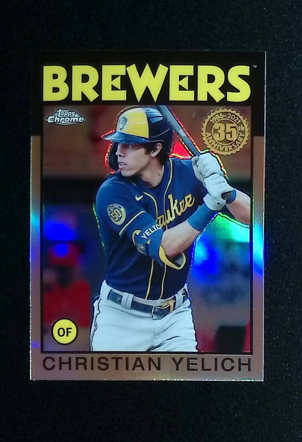 Christian Yelich 2021 Topps Chrome '86 Topps #86BC-7 - LoCo Collectables