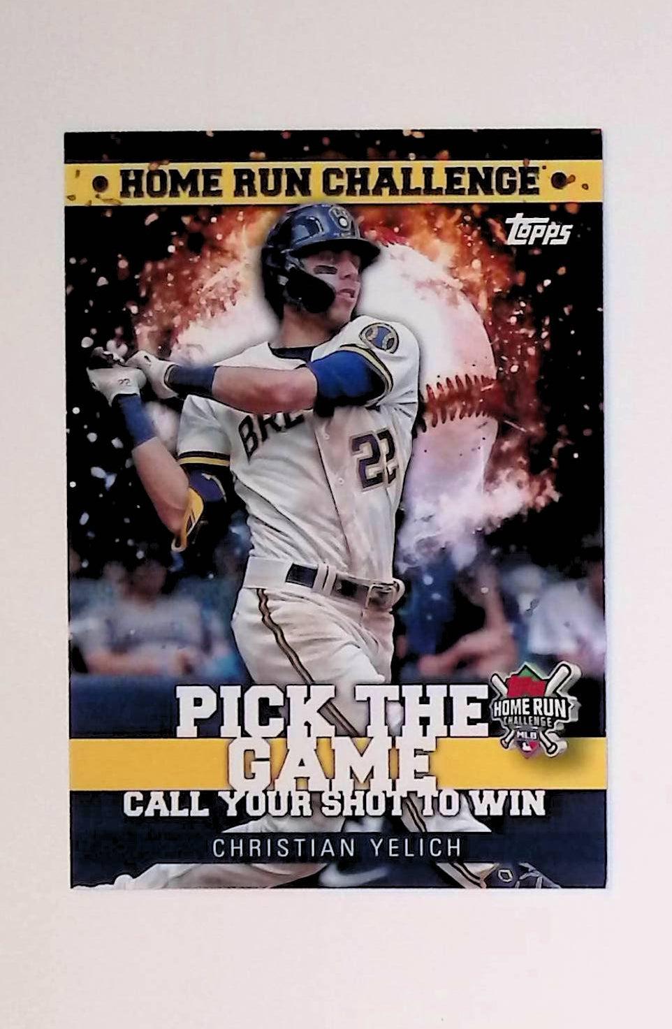 Christian Yelich 2022 Topps Home Run Challenge Code Card #HRC-8 (Unscratched) - LoCo Collectables