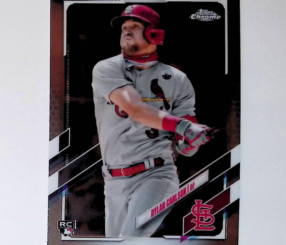 Dylan Carlson 2021 Topps Chrome #140 (Rookie Card) - LoCo Collectables