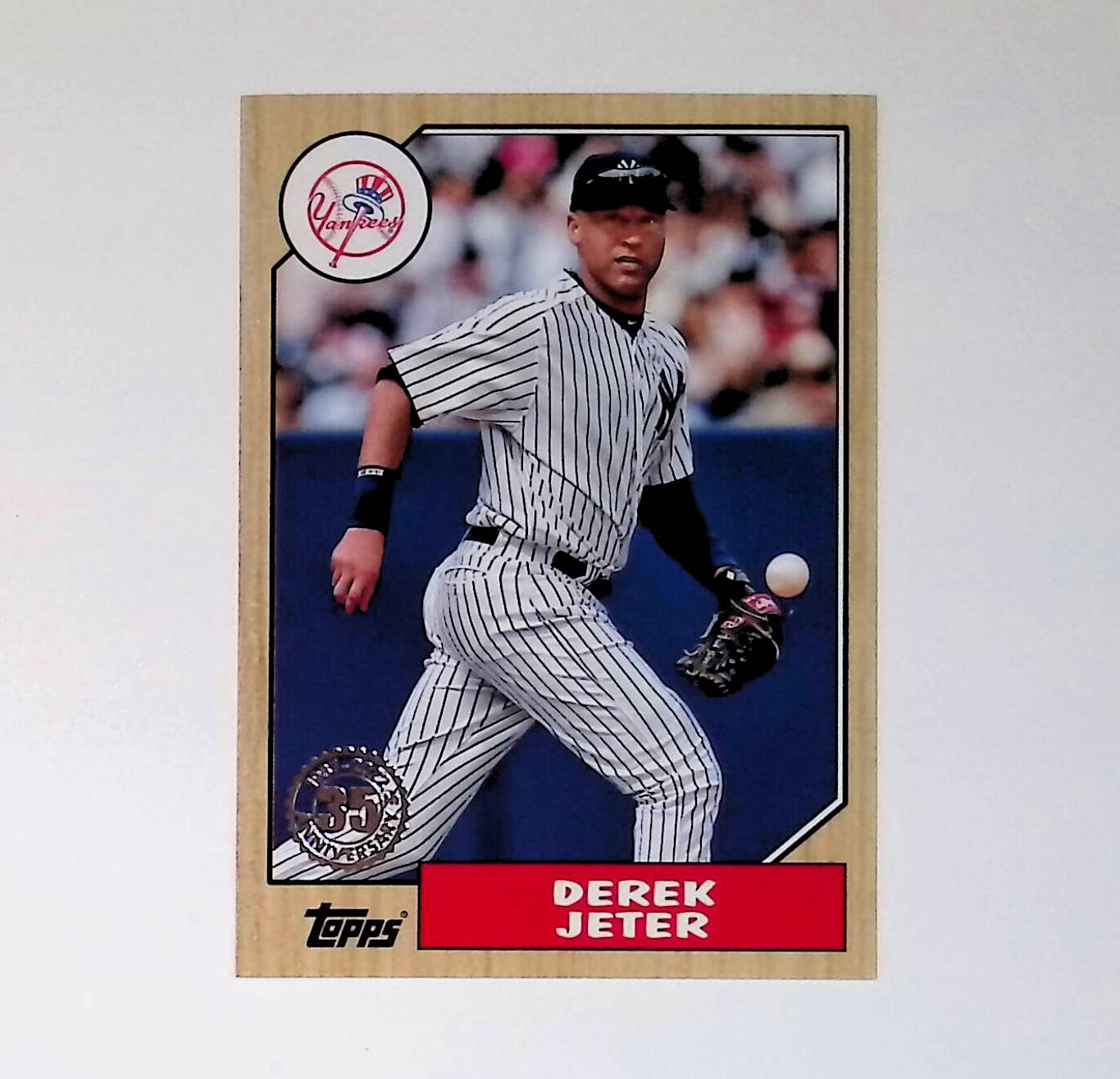 Derek Jeter 2022 Topps Update '87 Topps #87TBU-33 - LoCo Collectables