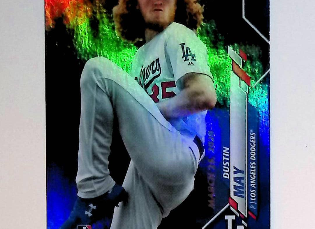 Dustin May 2020 Topps Opening Day Blue Foil #57 (Rookie Card) - LoCo Collectables
