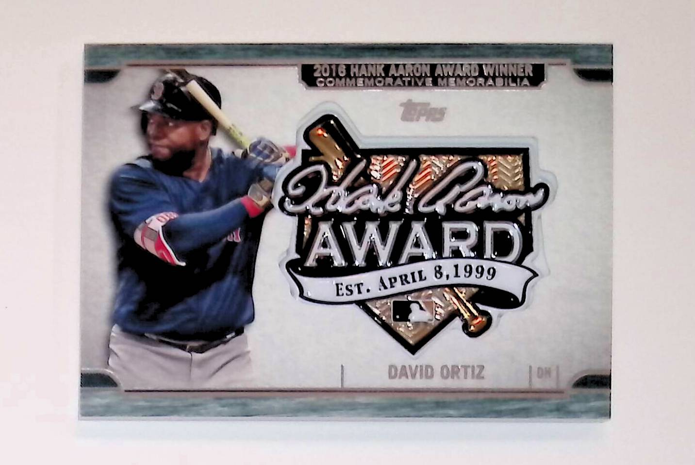 David Ortiz 2017 Topps Update Hank Aaron Award Relics #HA-DO - LoCo Collectables