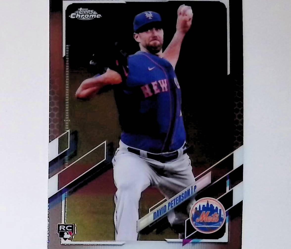 2021 Topps Chrome #133 David Peterson Rookie - LoCo Collectables