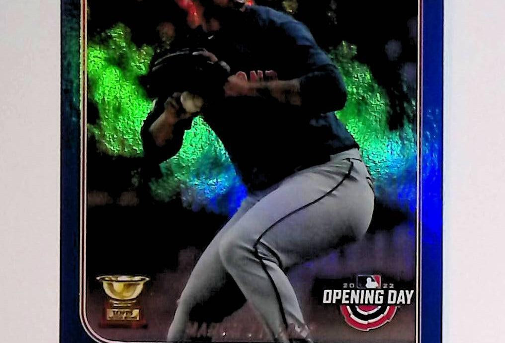 Emmanuel Clase 2022 Topps Opening Day Blue Foil #128 (All-Star Rookie Cup) - LoCo Collectables