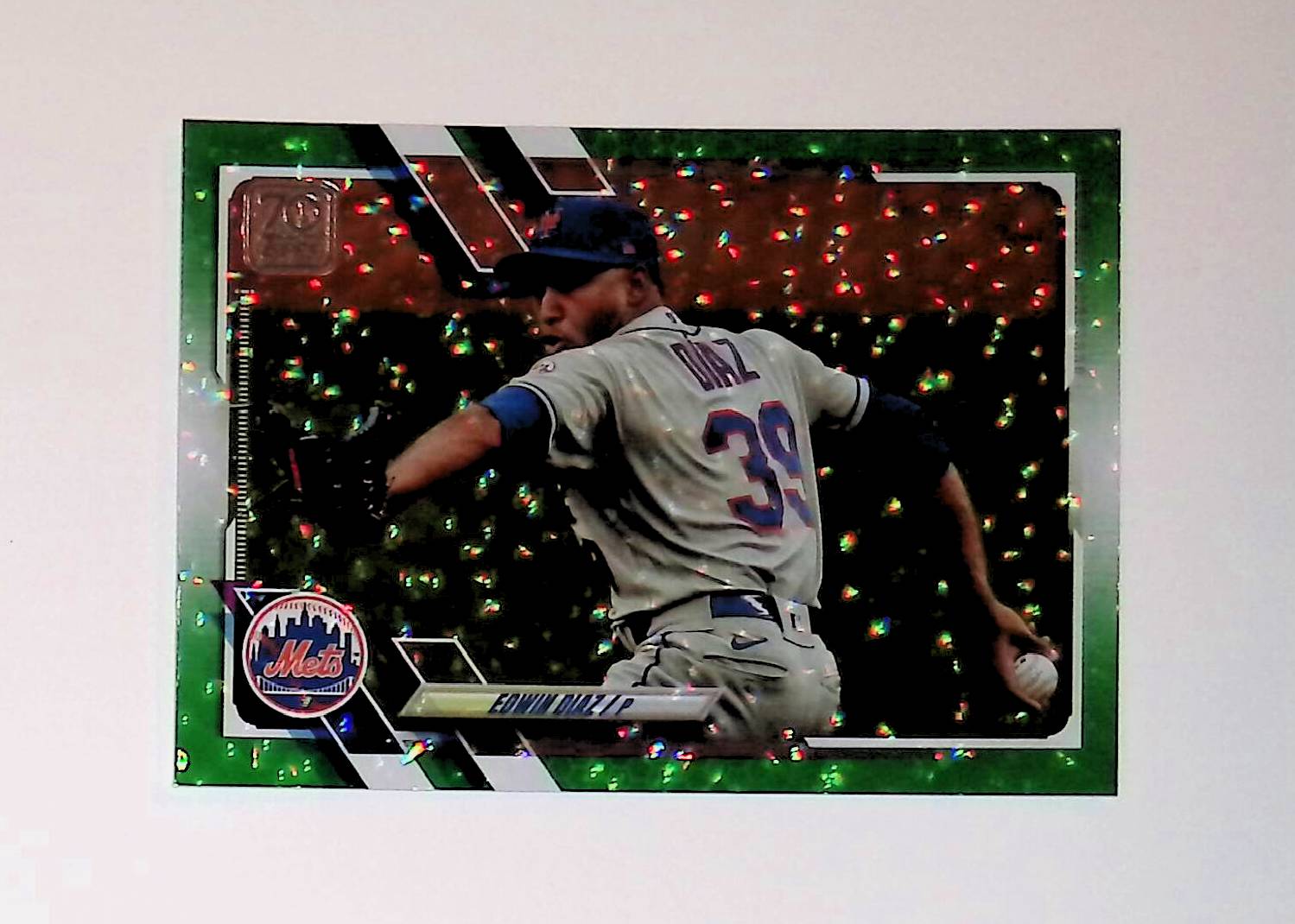 Edwin Diaz 2021 Topps Green Foil #498 258/499 - LoCo Collectables