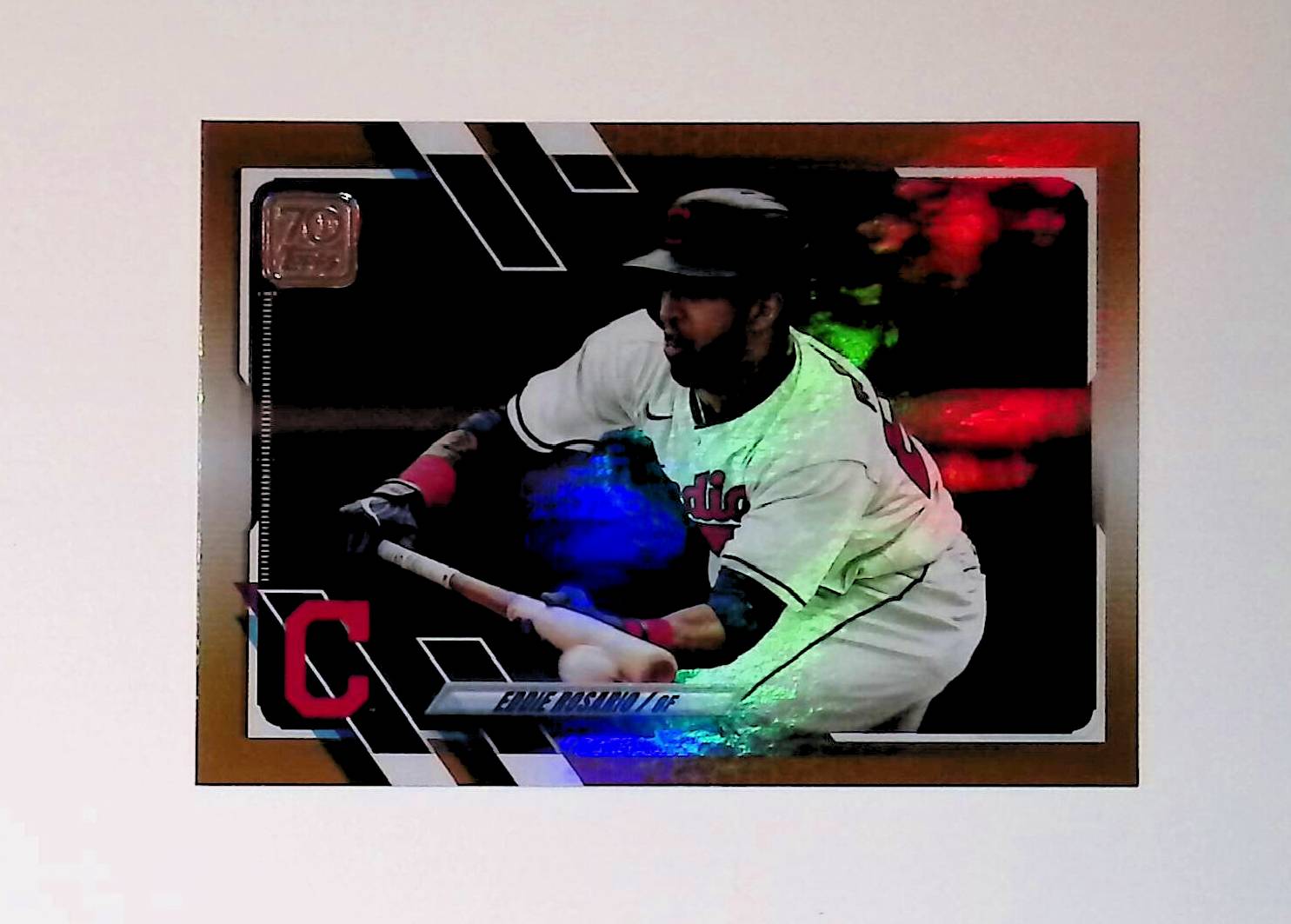 Eddie Rosario 2021 Topps Gold Foil #356 - LoCo Collectables