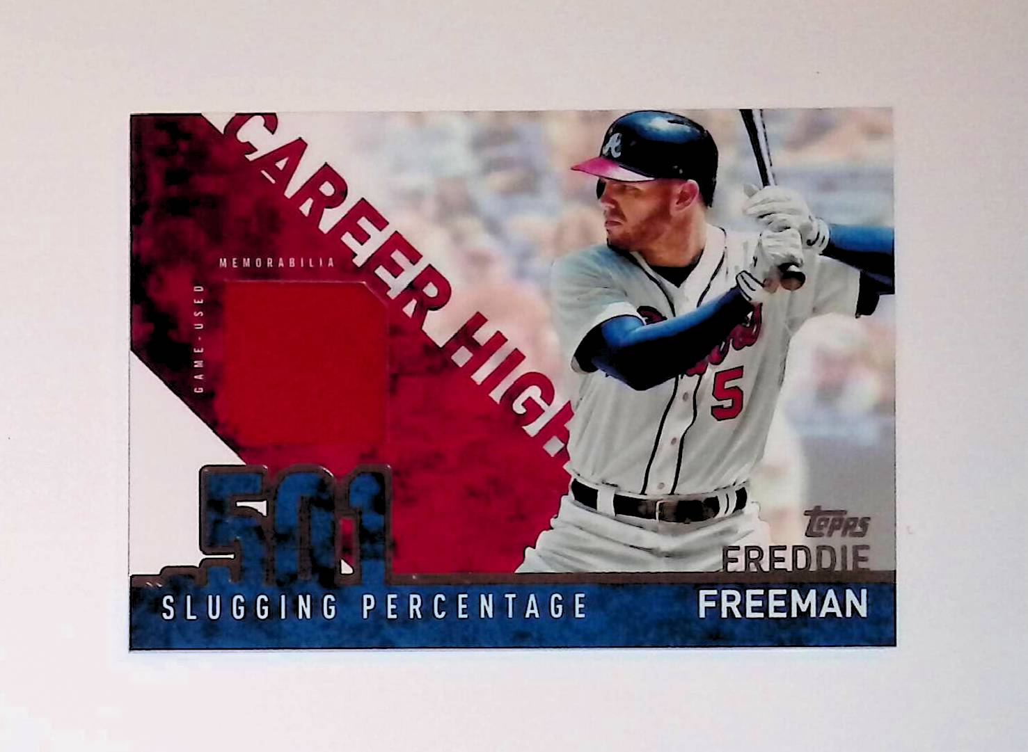 Freddie Freeman 2015 Topps Career High Relics #CRH-FF - LoCo Collectables