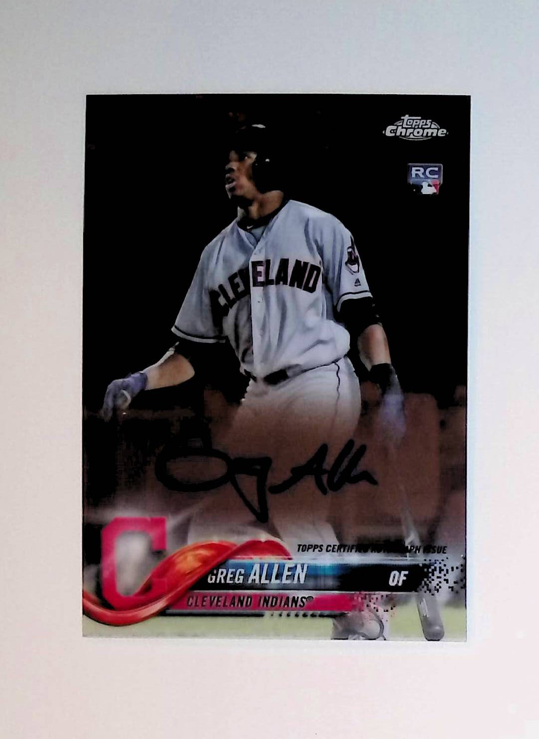 Greg Allen 2018 Topps Chrome Rookie Autographs #RA-GA (Rookie Card) - LoCo Collectables