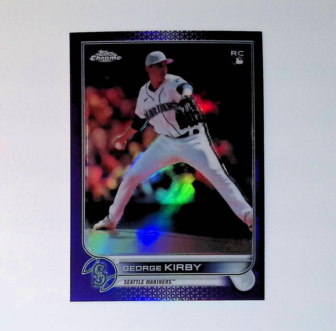 George Kirby 2022 Topps Chrome Update Purple Refractors #USC138 (Rookie Card) - LoCo Collectables