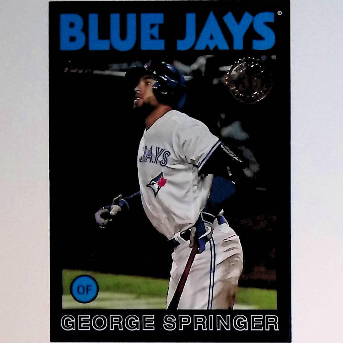 George Springer 2021 Topps '86 Topps Blue Border #86B-41 - LoCo Collectables