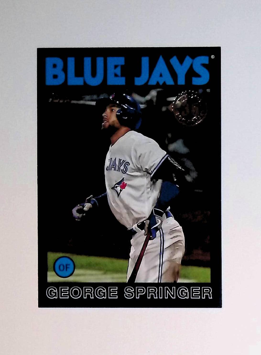 George Springer 2021 Topps '86 Topps Blue Border #86B-41 - LoCo Collectables