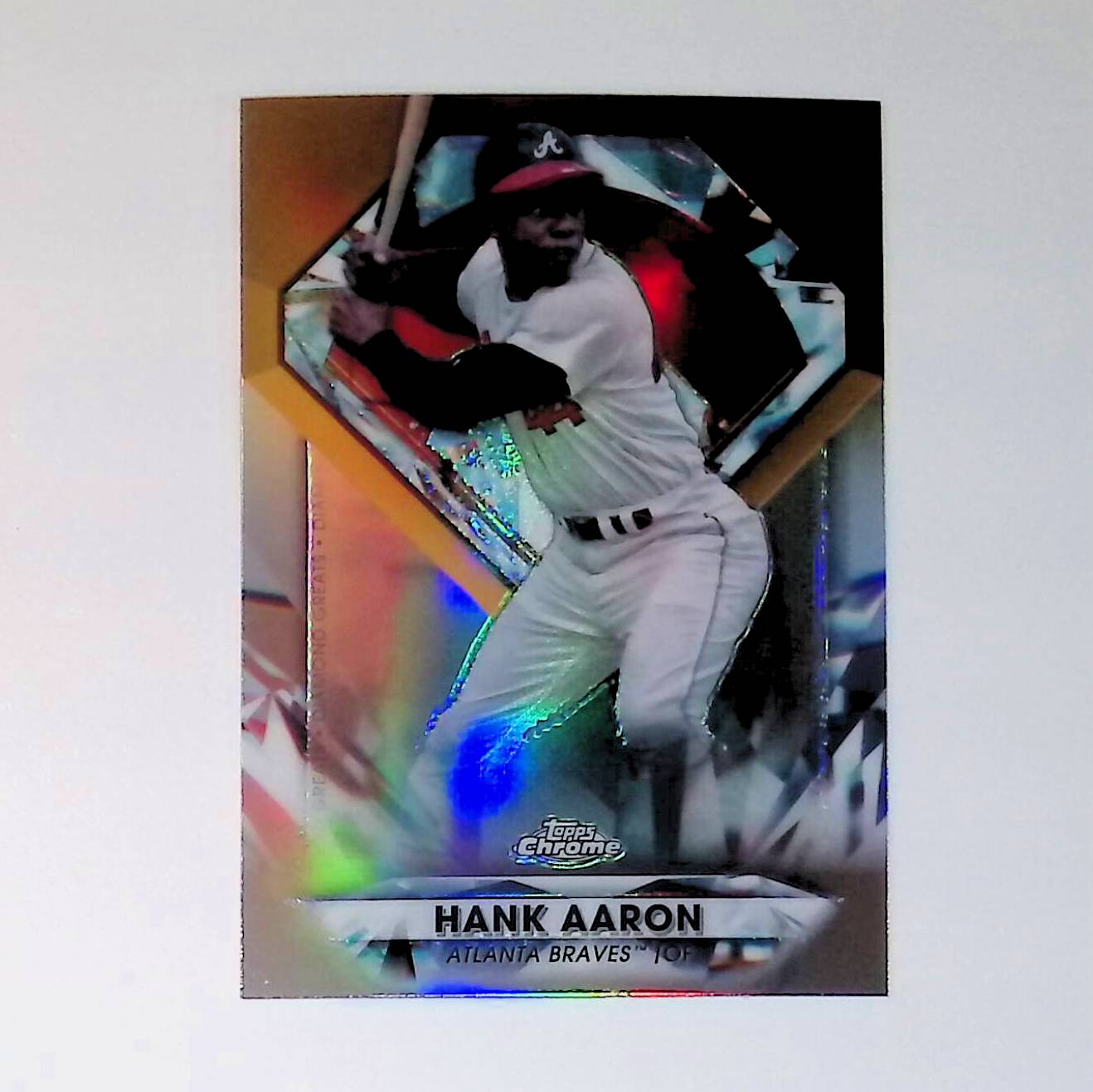 Hank Aaron 2022 Topps Chrome Update Diamond Greats Die Cuts #DGC-53 - LoCo Collectables