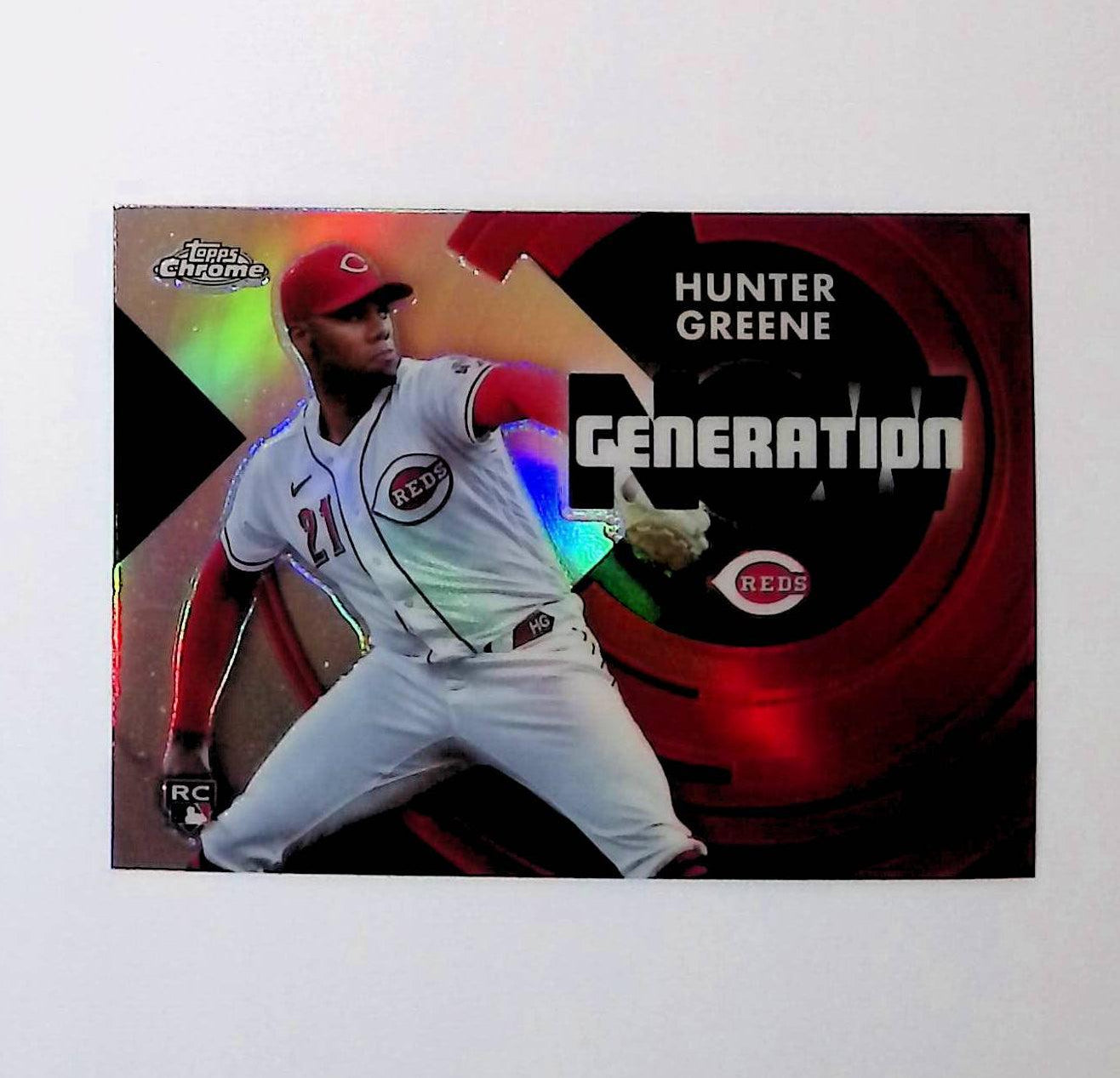Hunter Greene 2022 Topps Chrome Update Generation Now #GNC-21 (Rookie Card) - LoCo Collectables